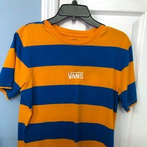 Yellow and Red Striped Vans T-Shirt